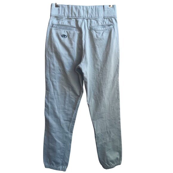 SMALL Vintage Baseball Pants 1990's RAWLINGS MENS  Baseball Pants  Gray Adult - Picture 2 of 6